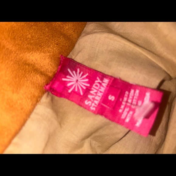 Vintage A-Line Skirt - Orange and Brown Patchwork - Picture 6 of 6